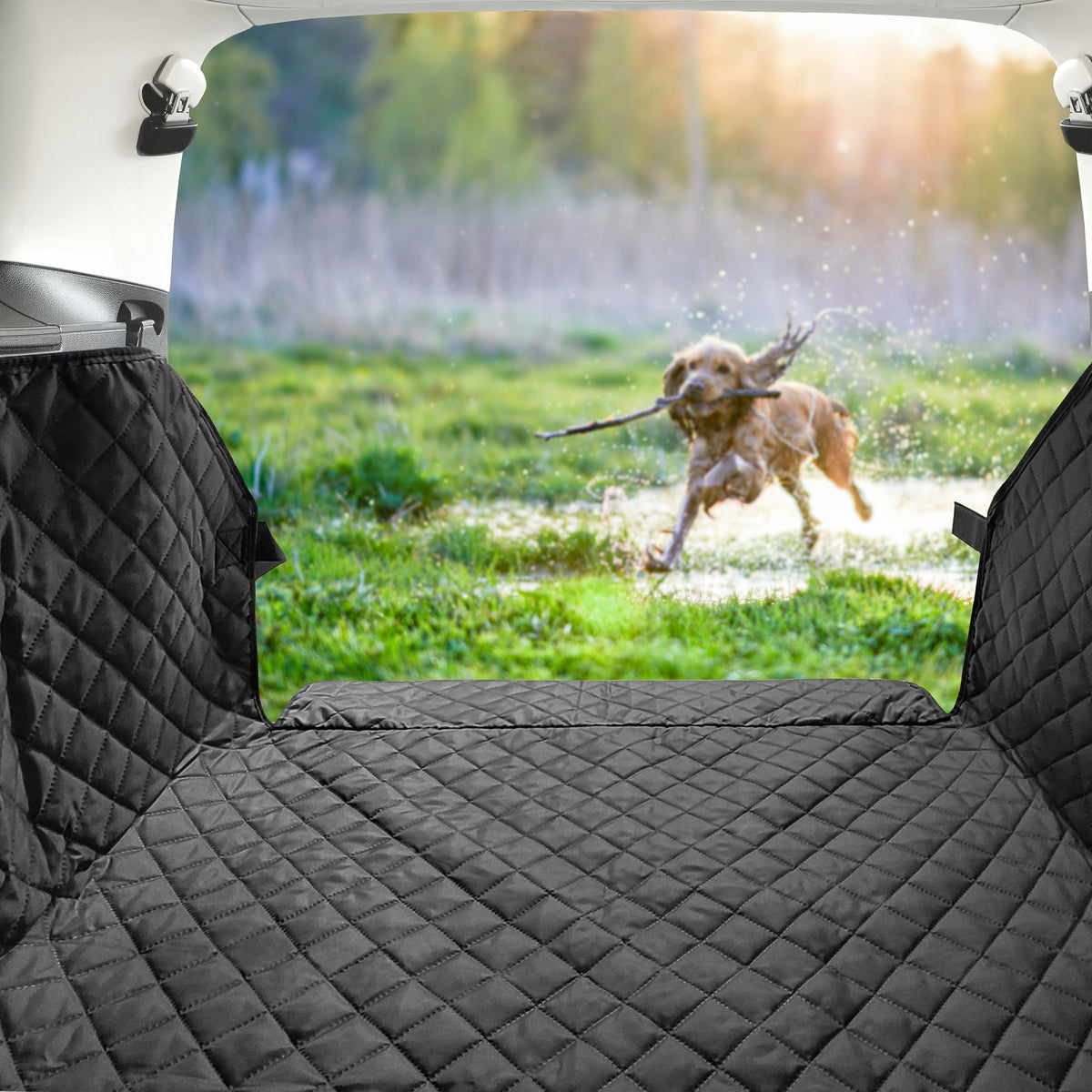 UNIVERSAL CAR TRUNK MAT KOMBI Cover for transporting Dog Brand Doggy