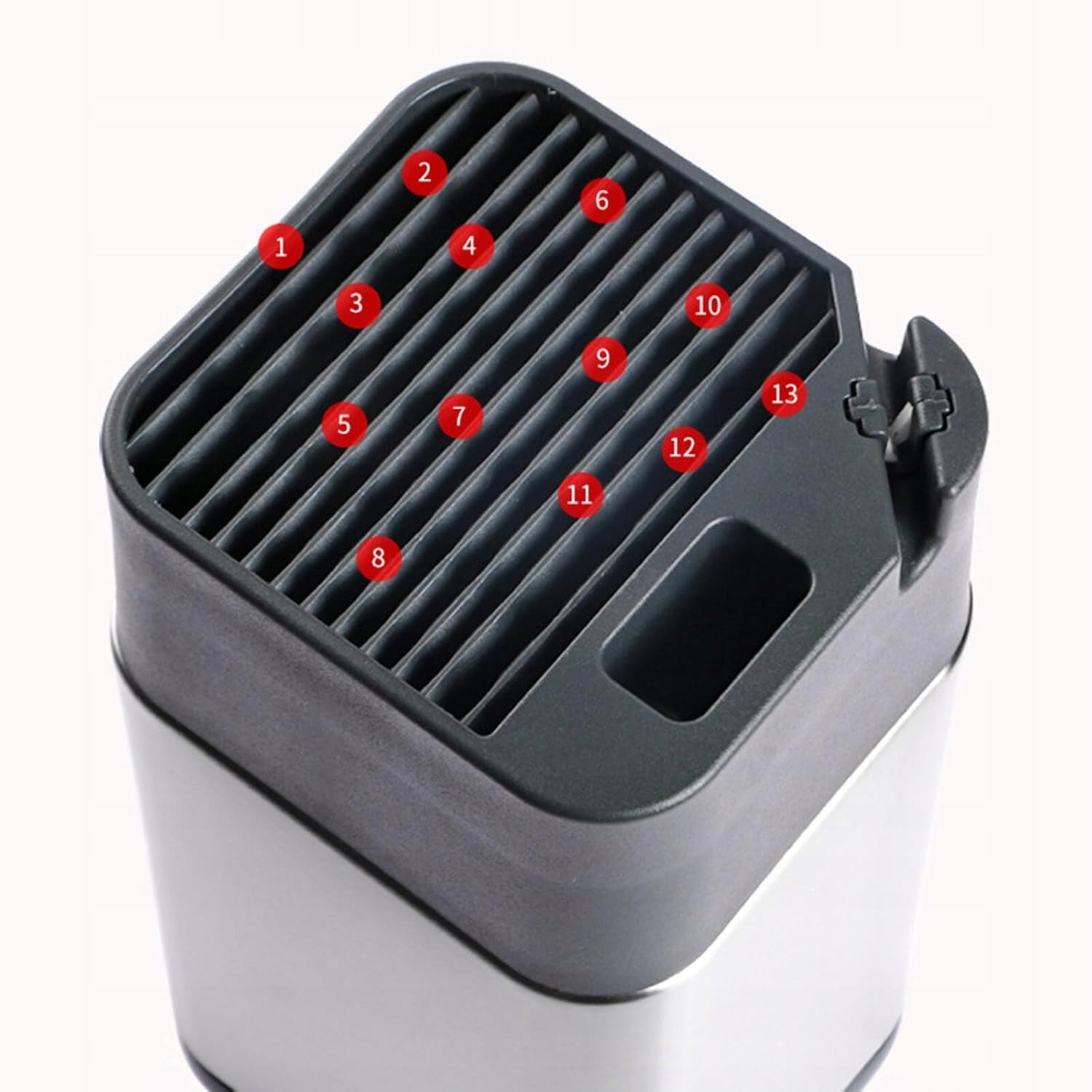 UNIVERSAL Knife Block Universal Stand With Scissor Space Product height 22.5 cm