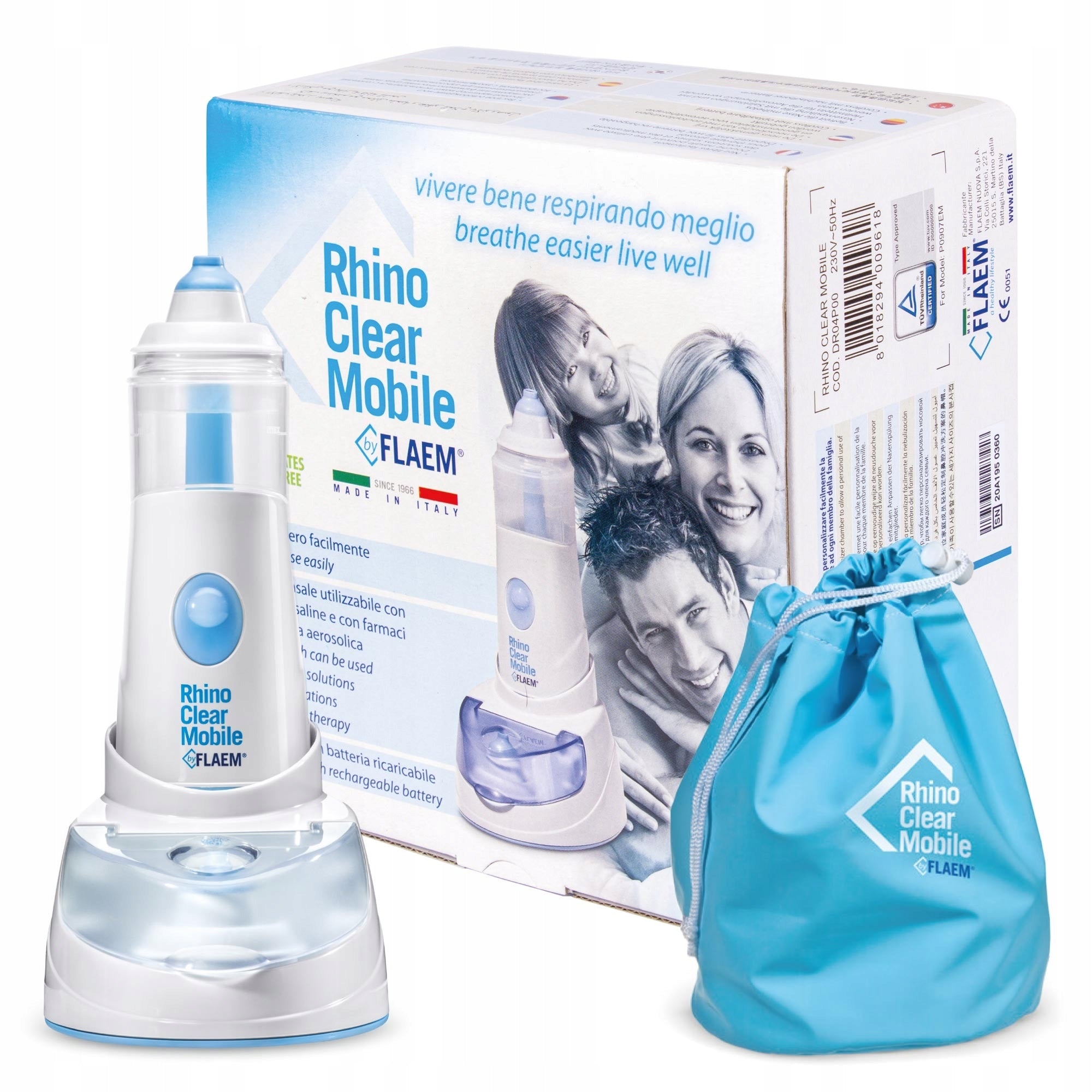 UNIVERSAL PURIFIER NASAL AND SINUS IRRIGATOR FLAEM RHINO CLEAR MOBILE