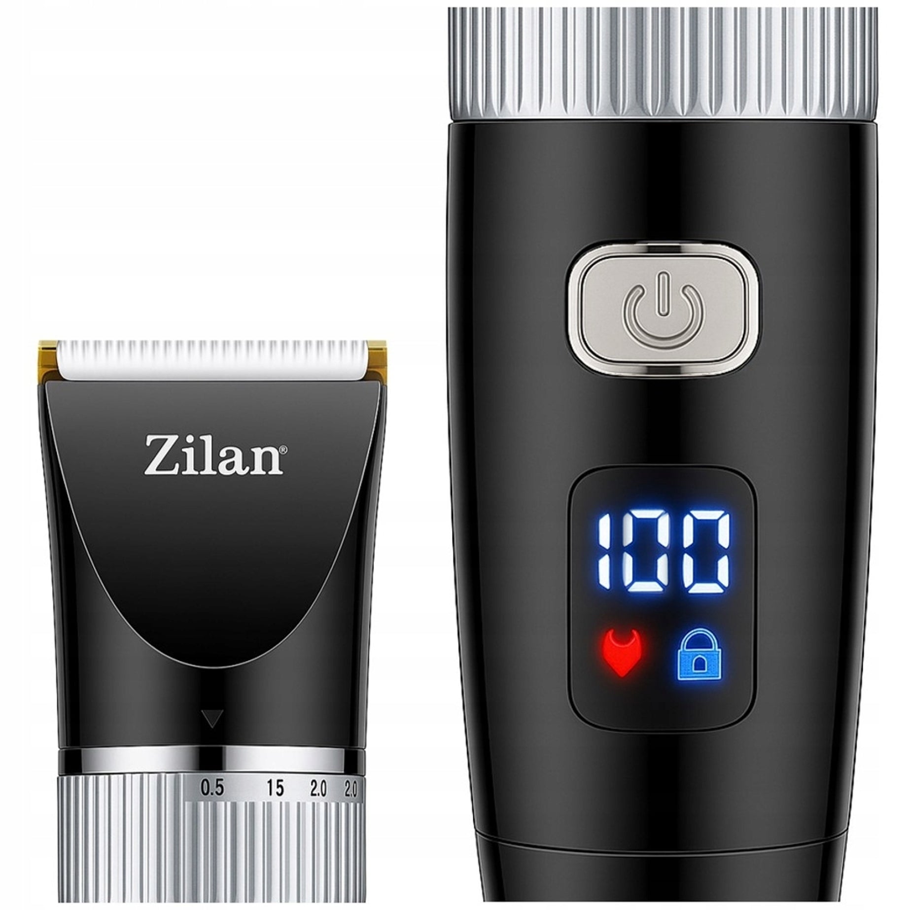 UNIVERSAL WIRELESS CLIPPER WATER RESISTANT BARBER USB 7IN1 Brand Zilan