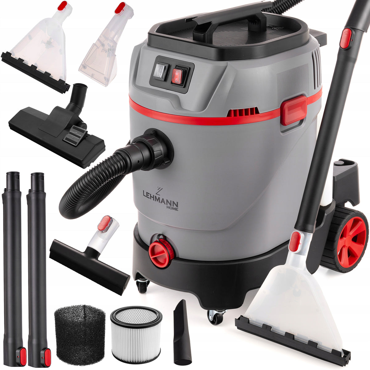 UPHOLSTERY CARPET WASHING VACUUM CLEANER PROFESSIONAL WITH WATER HEATING 2800W