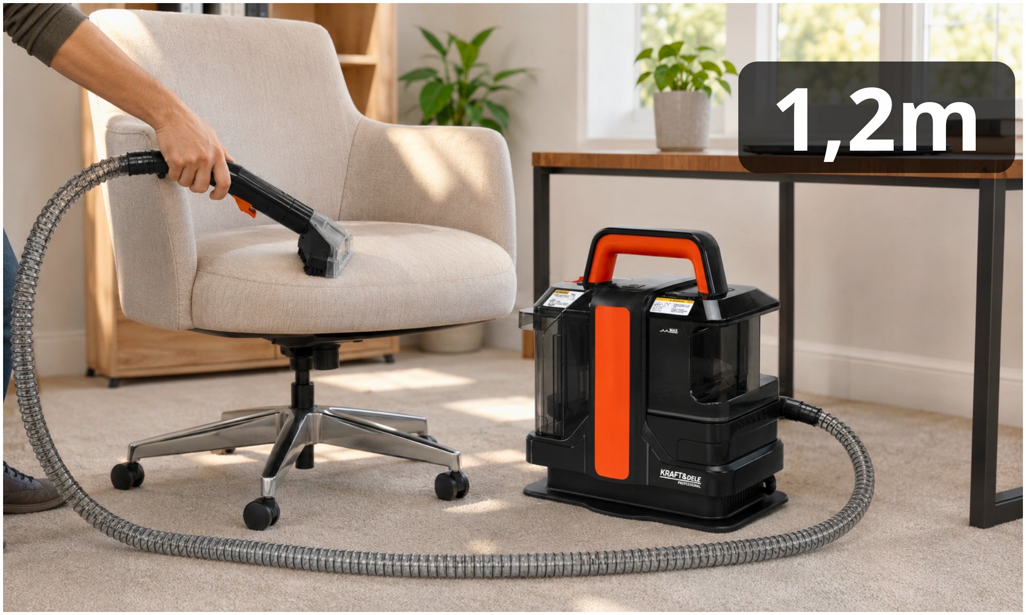 UPHOLSTERY CARPET WASHING VACUUM CLEANER STRONG WET DRY 2in1 SET CLEANER Manufacturer code ODKURZACZ PIORĄCY DO DYWANÓW TAPICERKI
