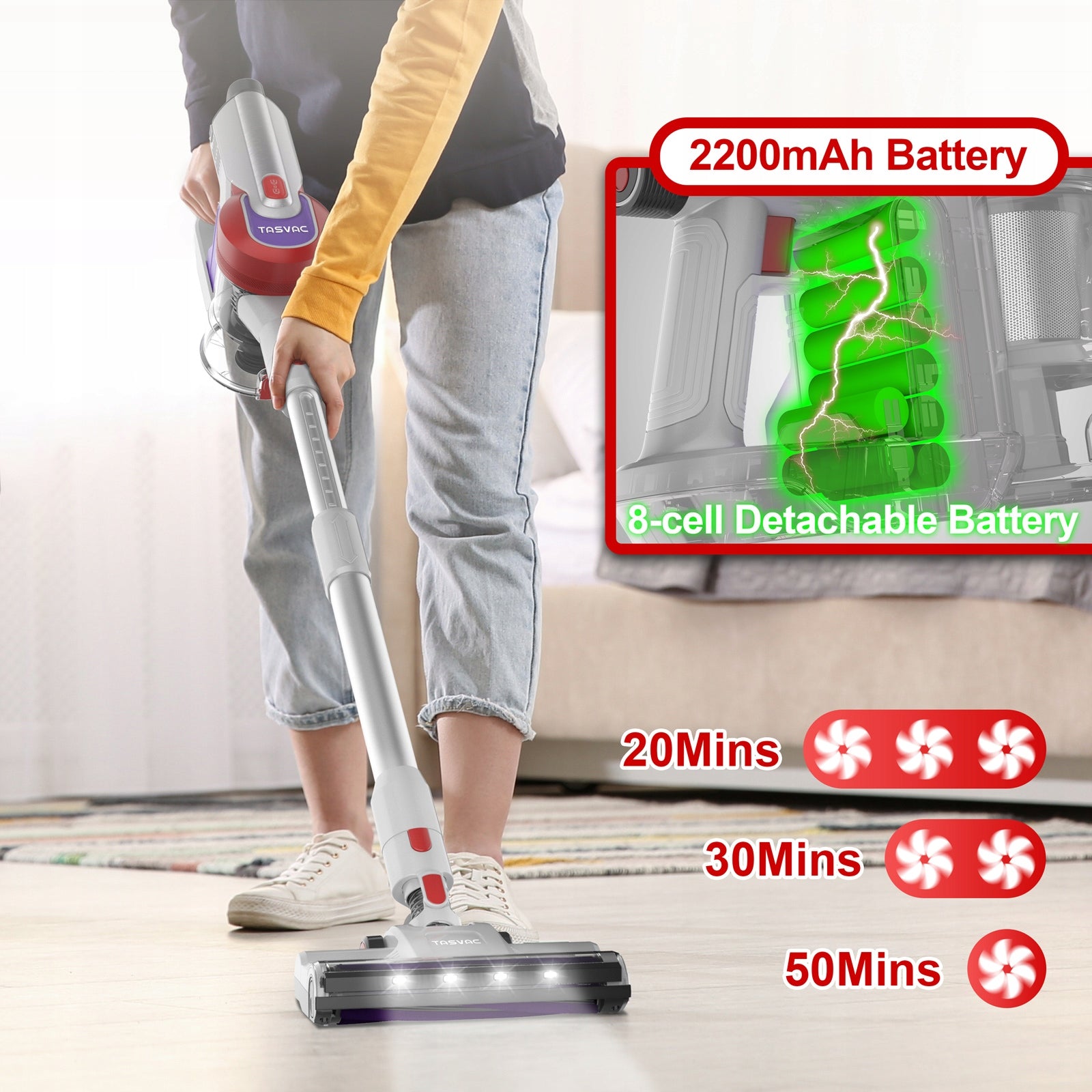 UPRIGHT HANDHELD CYCLONE BAGLESS VACUUM CLEANER POWERFUL 260W 6IN1 HANDY Manufacturer no brand