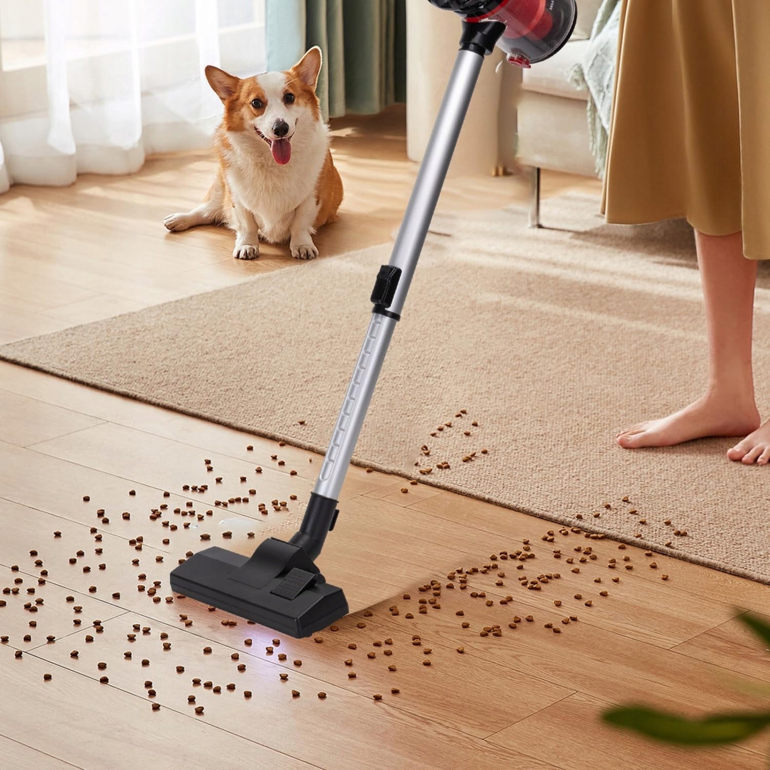 UPRIGHT HANDHELD VACUUM CLEANER 600W BAGLESS LIGHTWEIGHT HOUSEHOLD HEPA FILTER Brand no brand