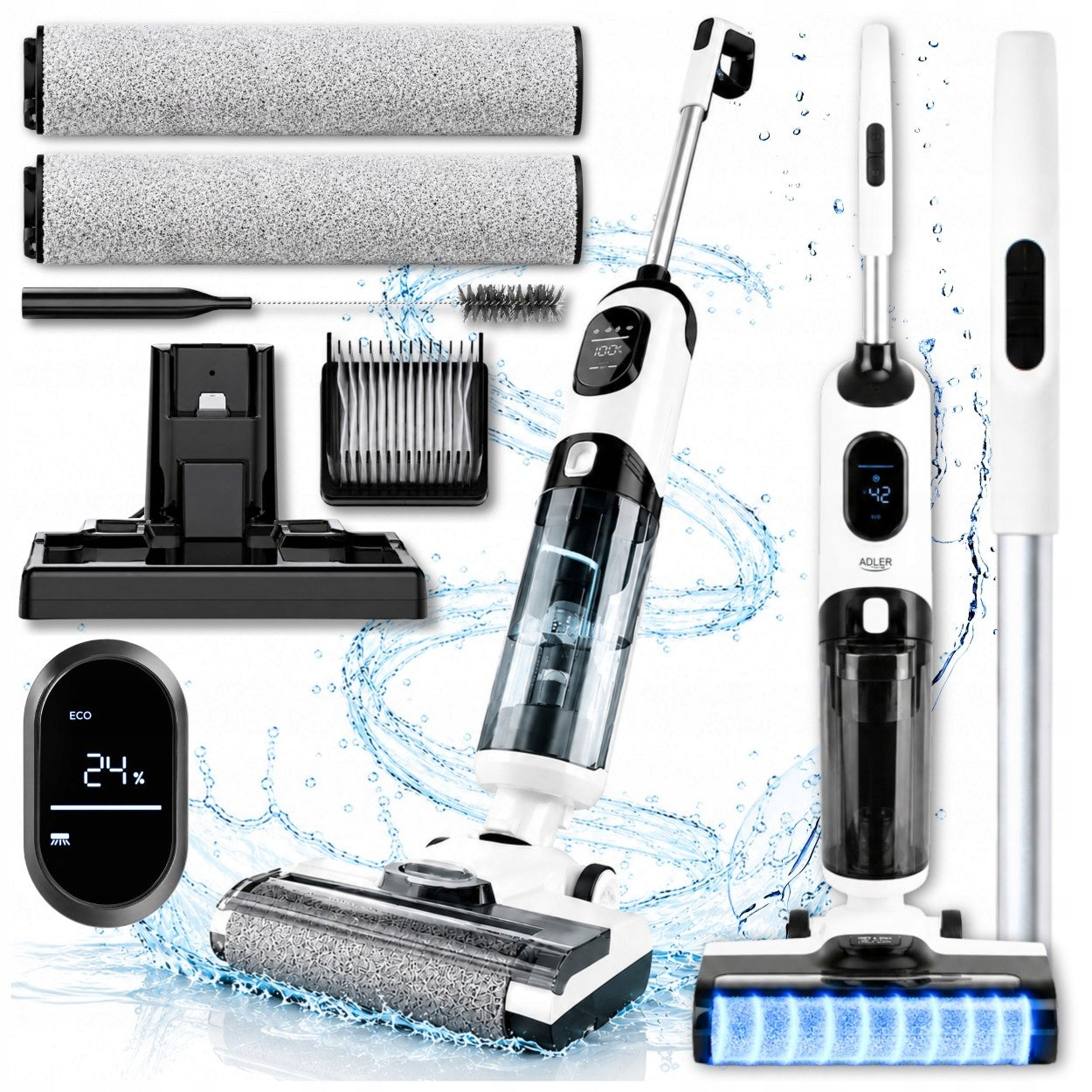 UPRIGHT MOPPING VACUUM CLEANER CORDLESS POWERFUL HANDHELD PRO 6IN1 KIT