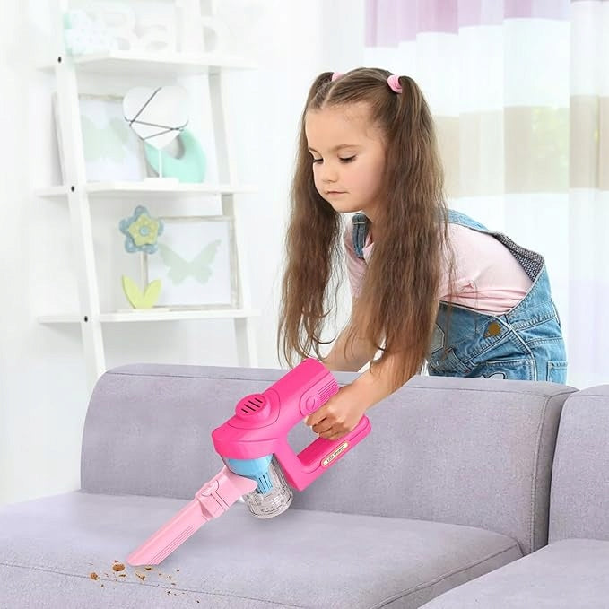 UPRIGHT VACUUM CLEANER FOR CHILDREN WITH REAL SUCTION FUNCTION AND SOUND SIMULATION Manufacturer code 852