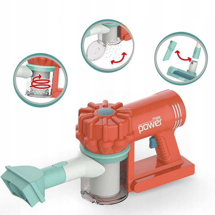 UPRIGHT VACUUM CLEANER TOY CLEANING KIT 3 INTERCHANGEABLE SUCTION CUPS FOR CHILDREN EAN (GTIN) 5903772584653