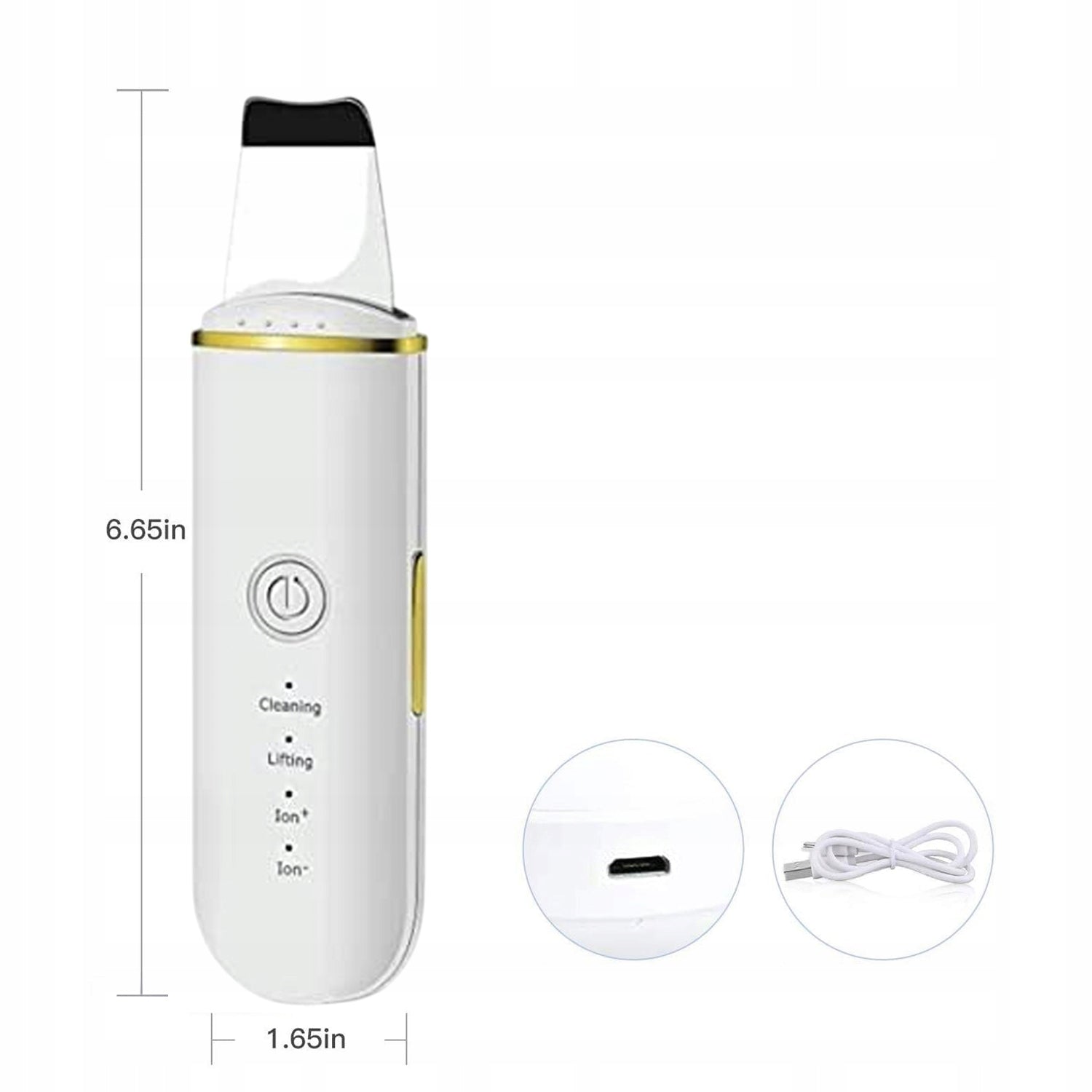 URZĄDZENIE DO OCZYSZCZANIA SKÓRY TWARZY ULTRADŹWIĘKOWY PEELING TWARZY USB Medical device no