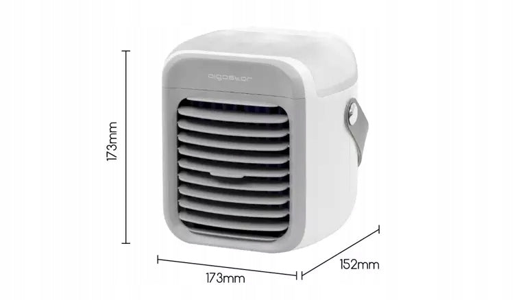 USB 3 Speed Cordless Desk Fan Model Ice Cube