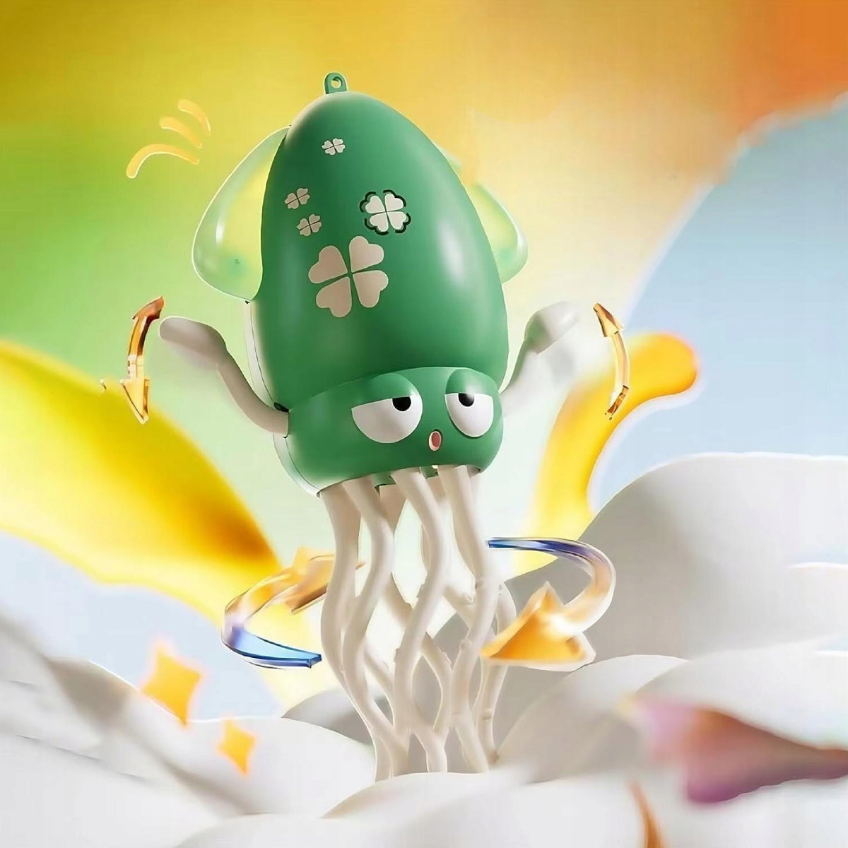 USB Dancing Octopus – Interactive Toy with Music and LED + Fishing Rod Packaging status original