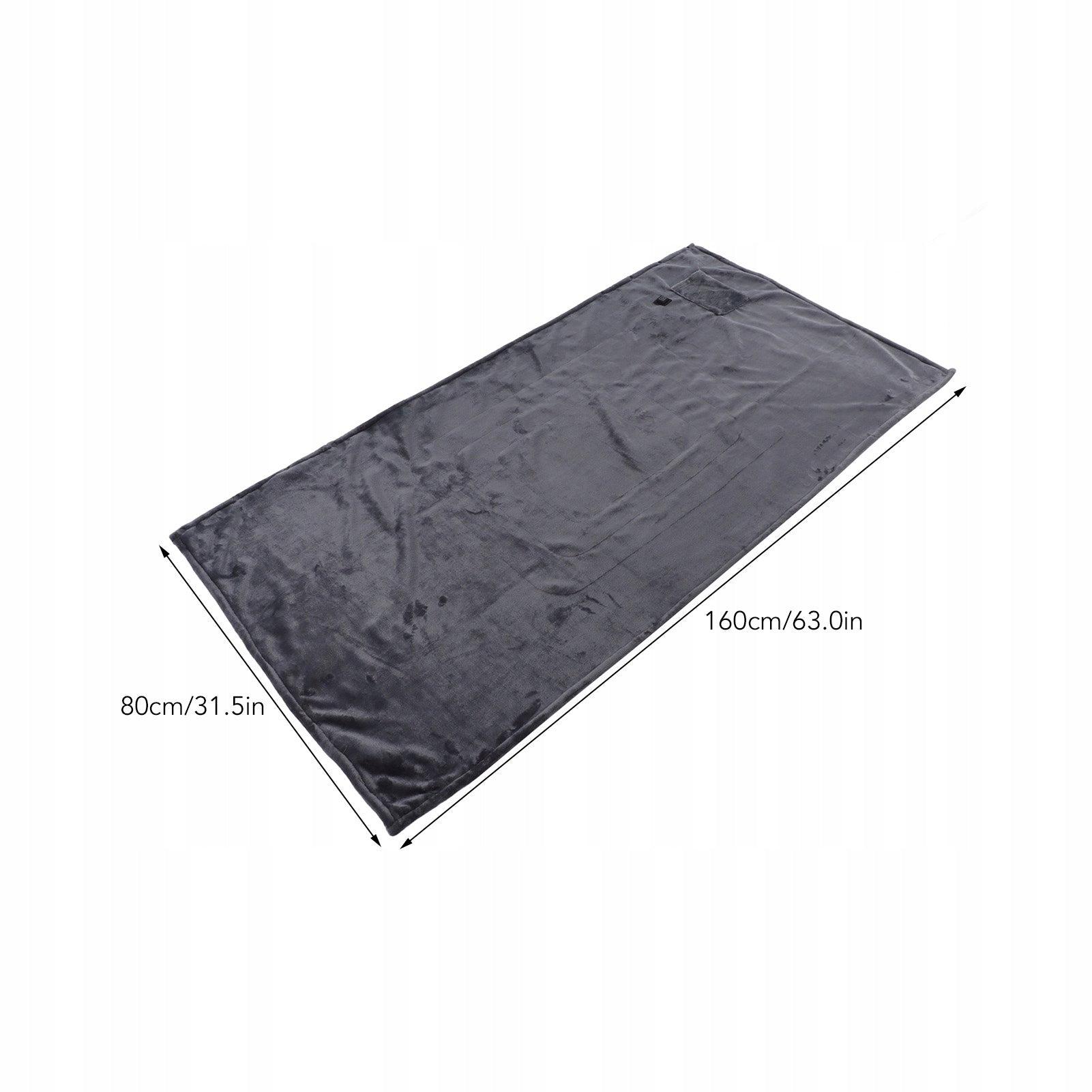 USB ELECTRIC BLANKET 10W 160X80 cm SMALL HEATING MAT 3 DEGREES OF ADJUSTMENT Packaging status original