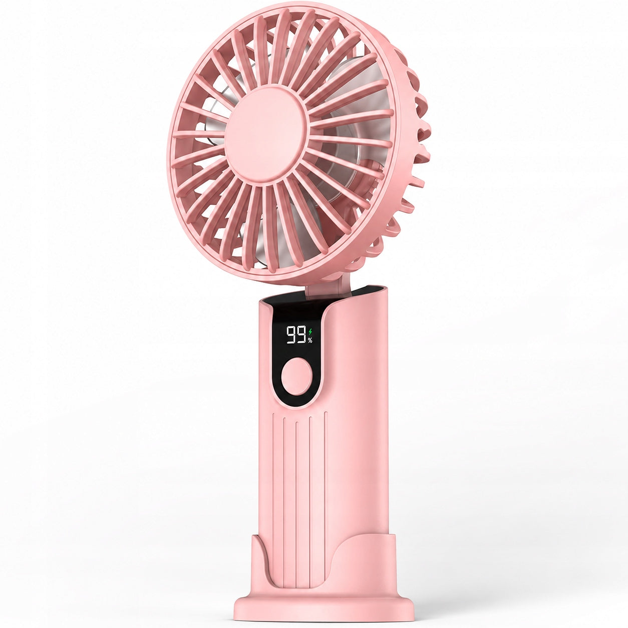 USB Fan Quiet Mini Handheld Desk Fan 5000mAh TOPK K38 Manufacturer code Mini wentylator 5000mAh TOPK K38 różowy