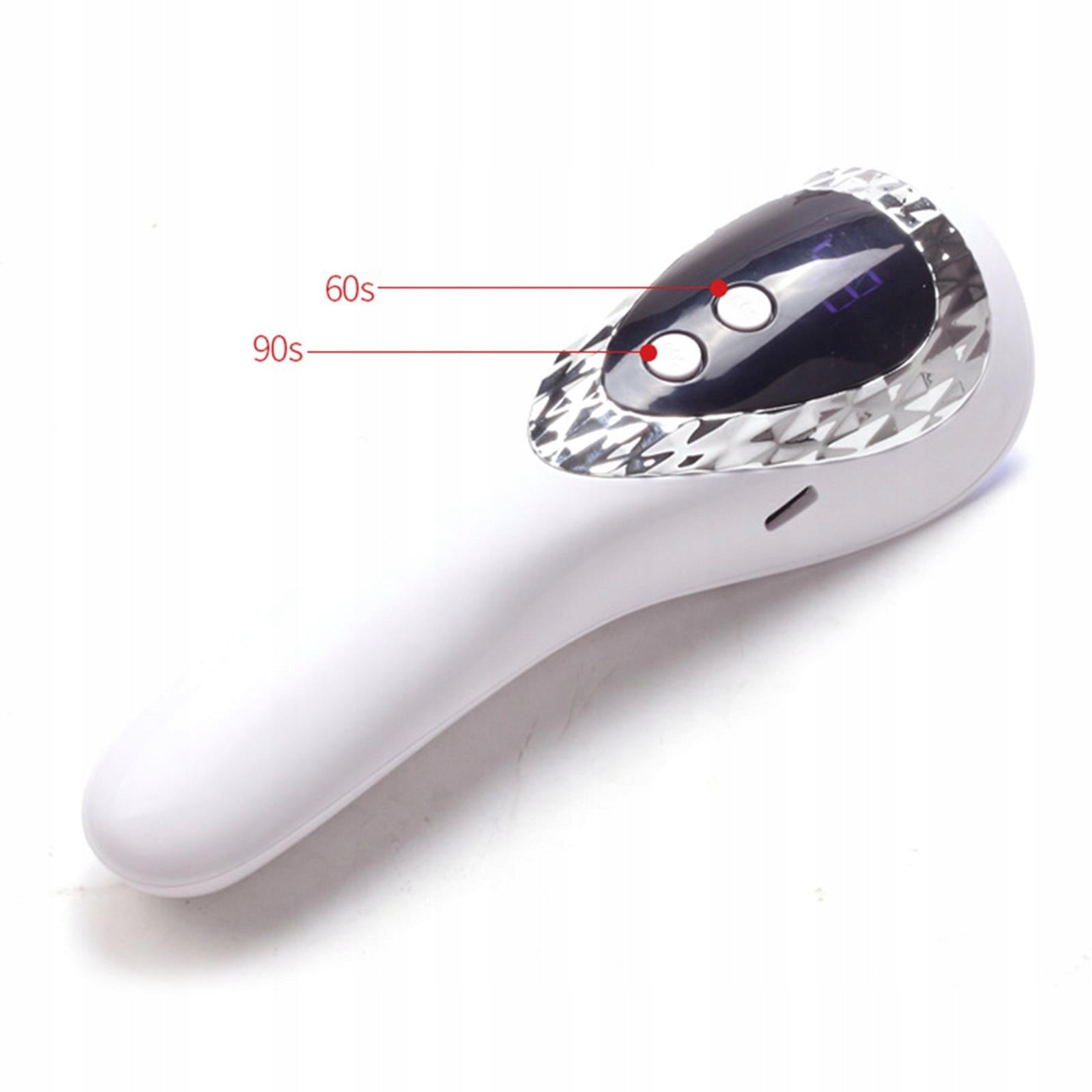 USB LED Gel Nails Lamp Light Nail Polish Dryer Nail Curing Machine for Color white