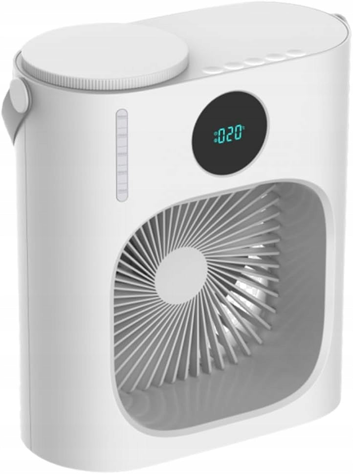 USB Portable Air Conditioner 900ml Fan with 3 Speed LCD Humidifier Brand no brand