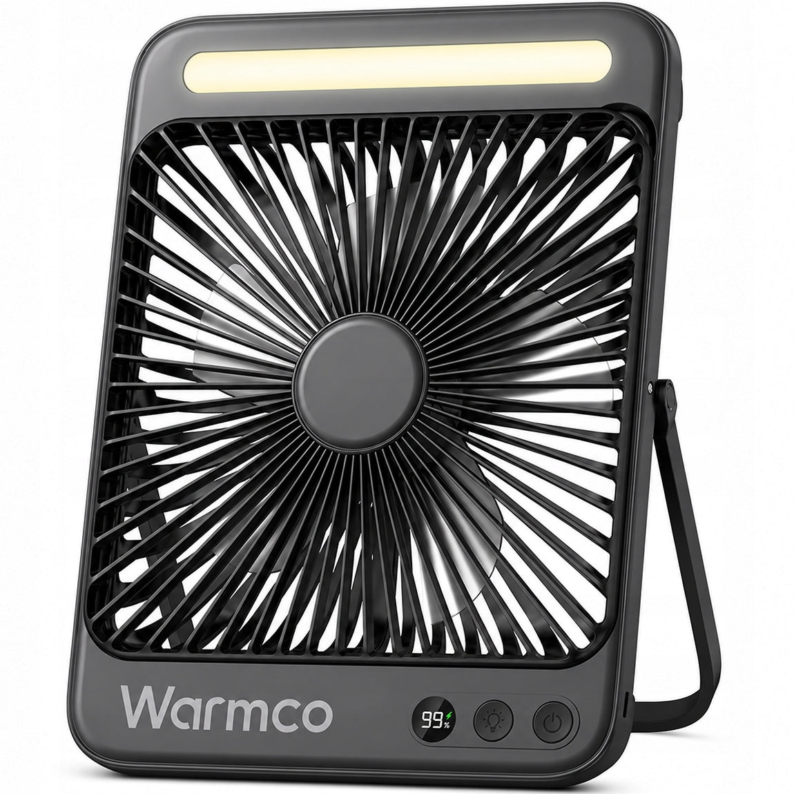 USB Windmill Quiet Mini Desk Fan Camping Cooling 20000mAh Manufacturer code Cichy mini wentylator wiatrak D4 czarny