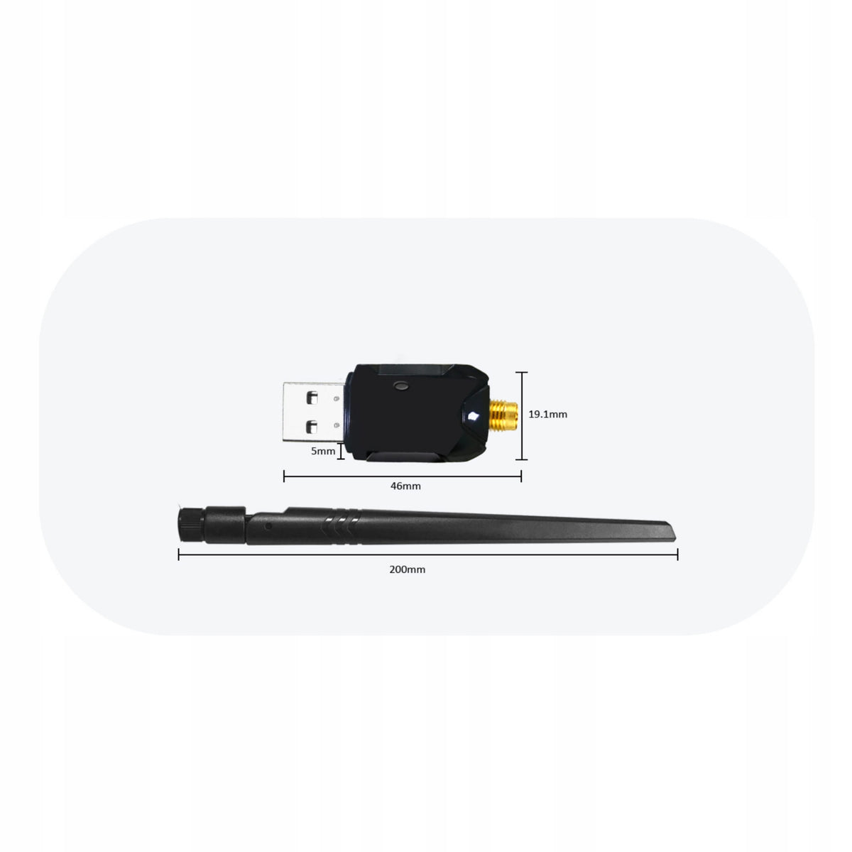 USB ZigBee gateway with Home Assistant antenna EAN (GTIN) 5905359885375
