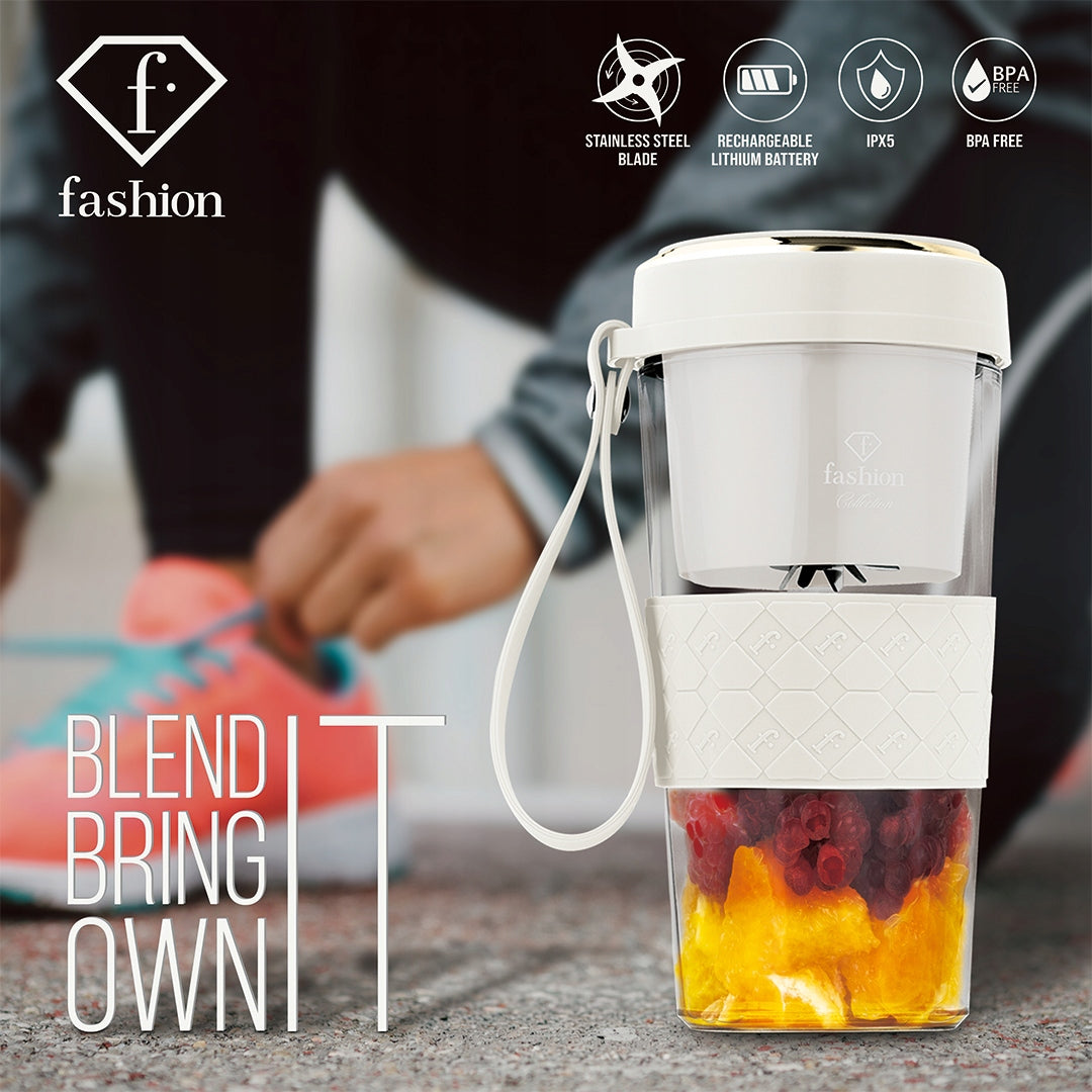 USB blender, Fashion FTV-0177 Matte Cream-Gold Packaging status original
