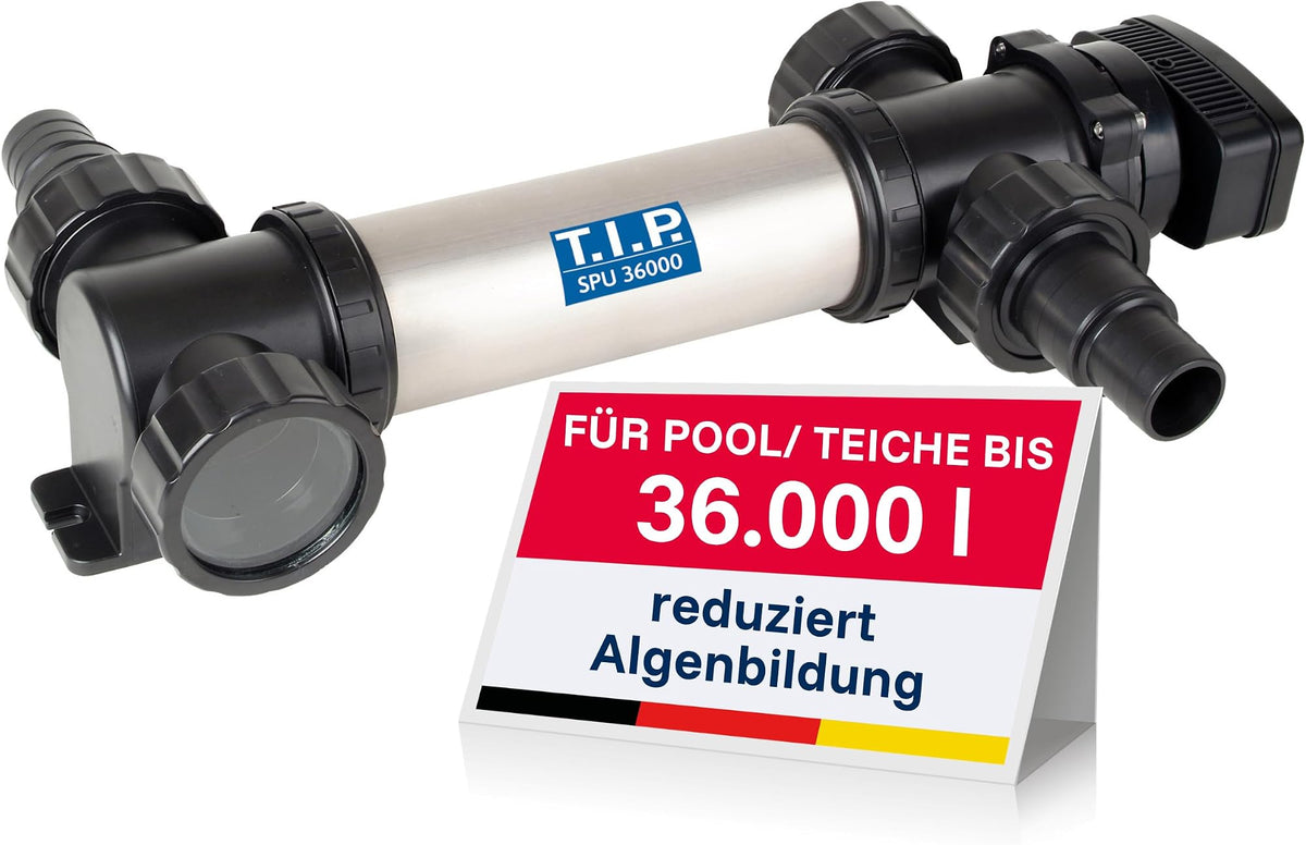 UV-C 36W stainless steel radiator T.I.P. for swimming pools 36000 l