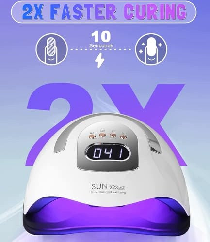 UV GEL NAIL LAMP 380W LCD DISPLAY Gift For Home Power 380 W