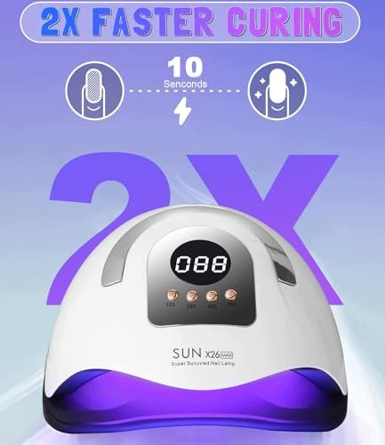 UV GEL NAIL LAMP 380W LED 81 BULBS LCD FOR LADIES gift Power 380 W