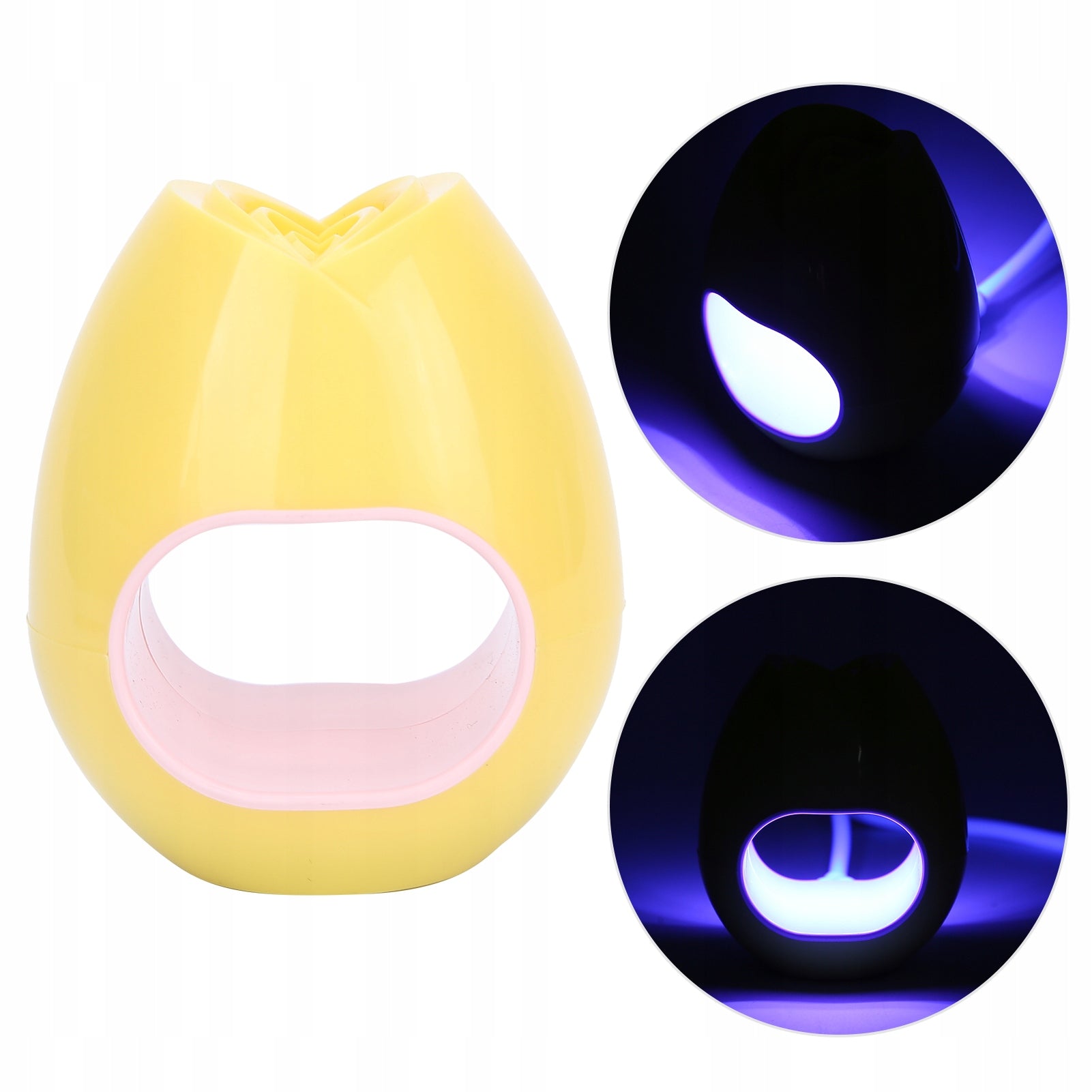 UV Gel Nail Dryer Lamp Portable Single Finger Curing Tool Yellow Brand no brand