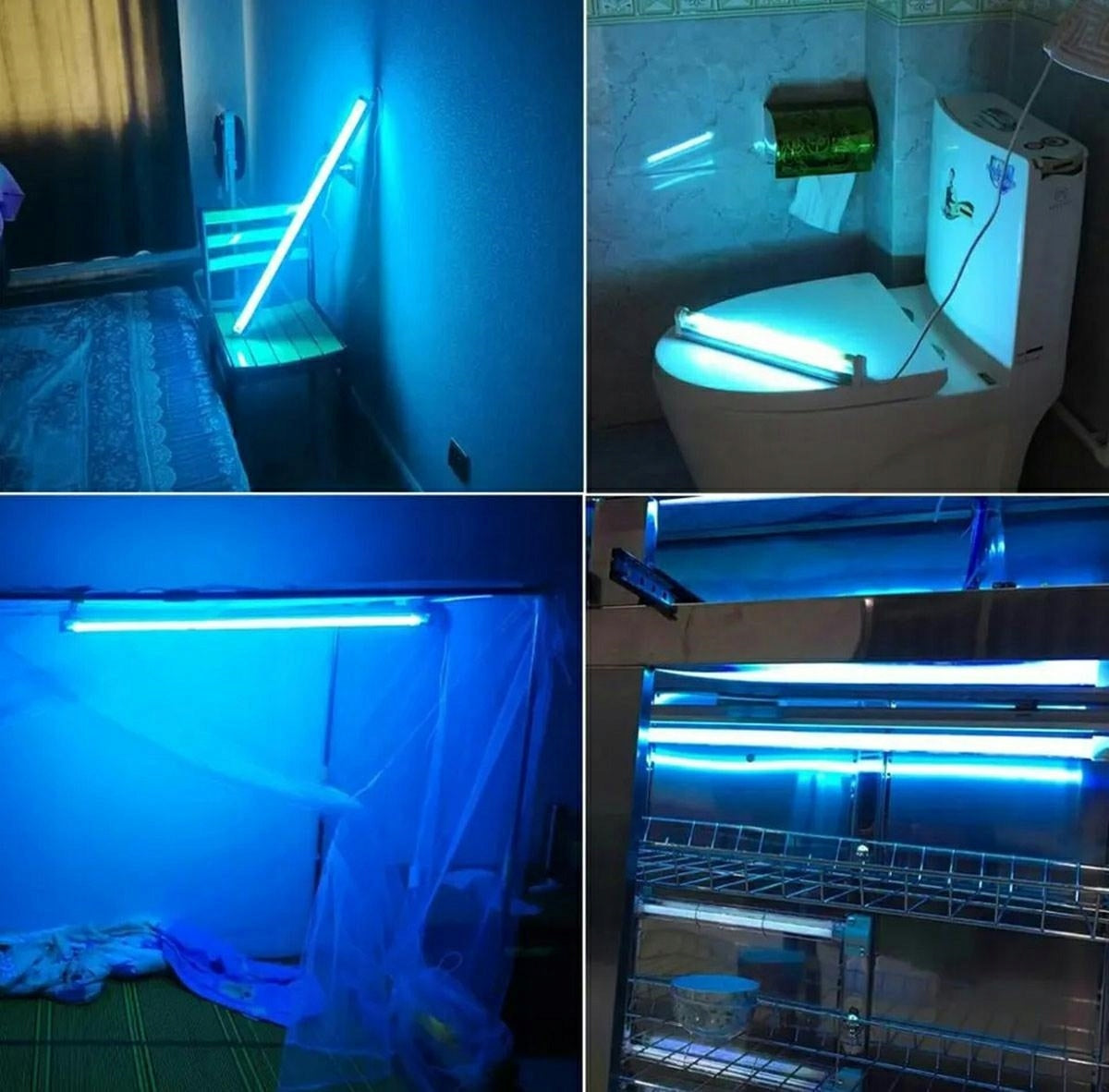 UV LAMP BACTERICIDAL FLUORESCENT LAMP OZONE DISINFECTION MITES BACTERIA 8W . Packaging status original