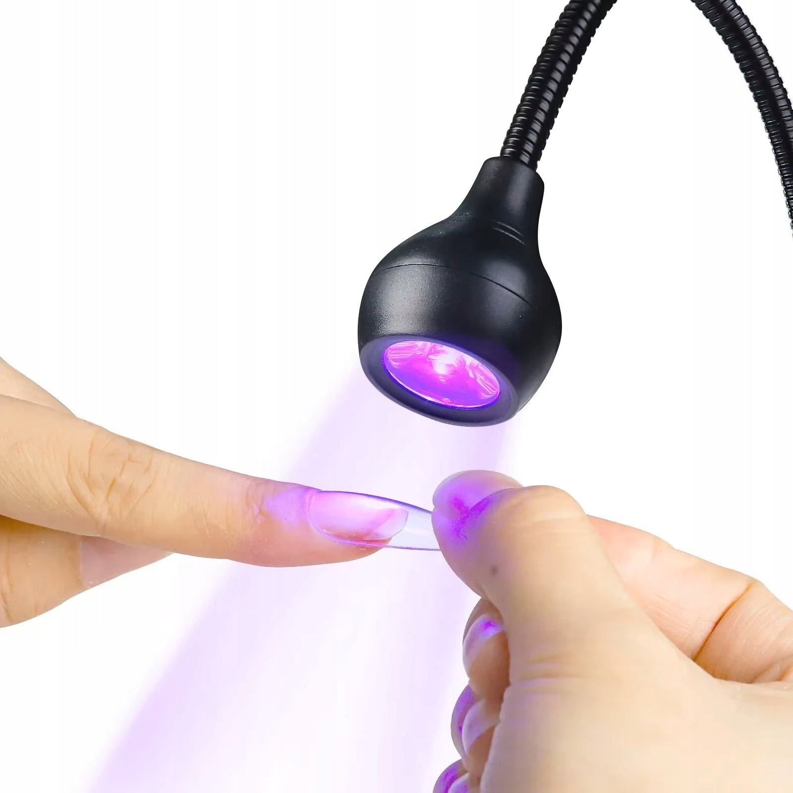 UV LED LAMP FOR HYBRID NAILS WITH USB CLIP 360° FOR DESK TIPS Packaging status original