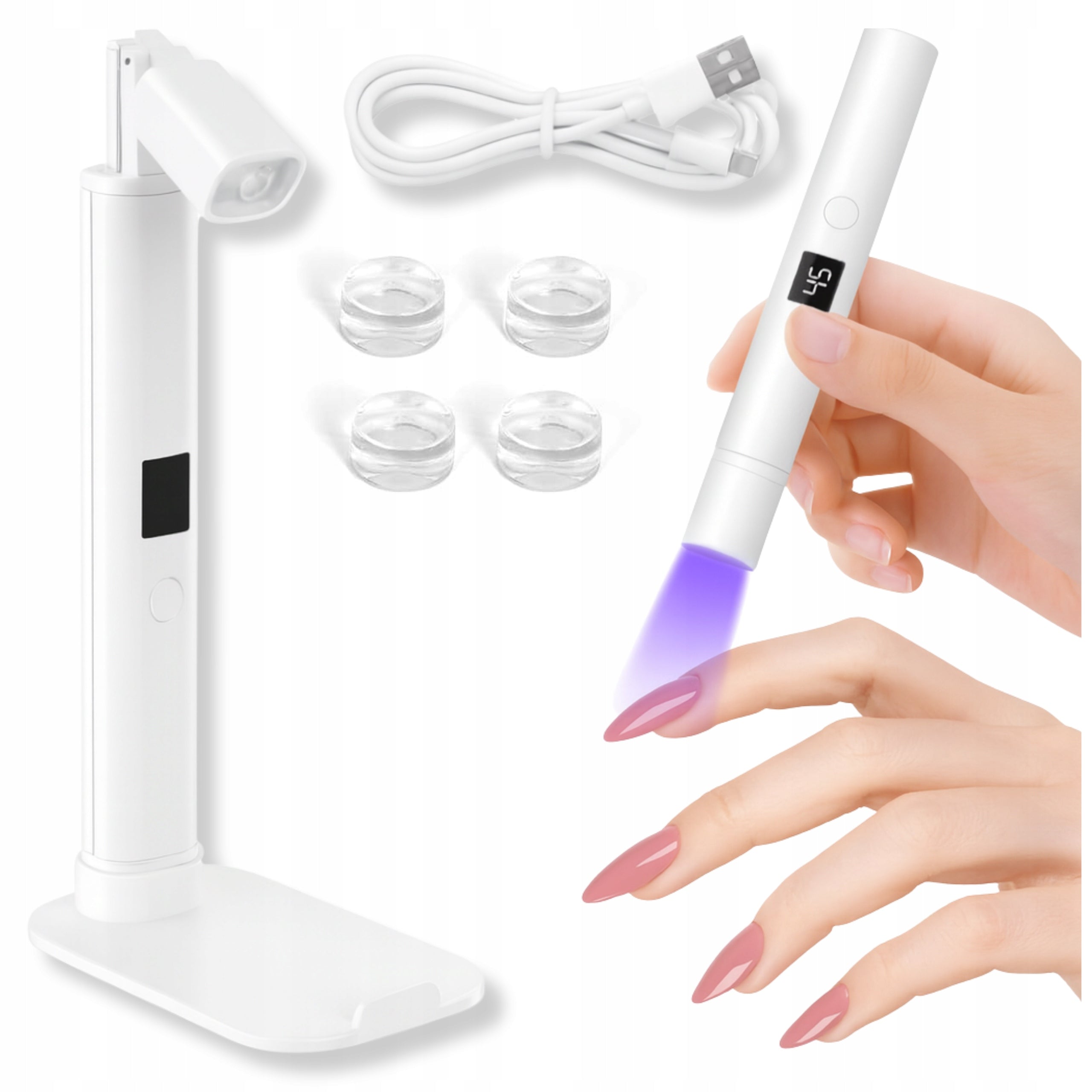 UV LED LAMP FOR NAILS MANICURE ON TRIPOD SMALL POCKET 3W