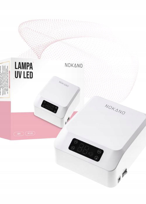 UV LED Lamp NOKANO 48w Sensor Lcd Low Heat Pro Classic For Nails Color white