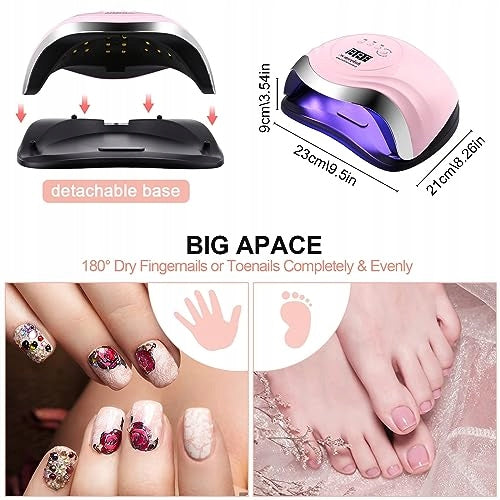 UV LED NAIL LAMP 168W PROFESSIONAL SENSOR FOR MANICURISTS Power 168 W