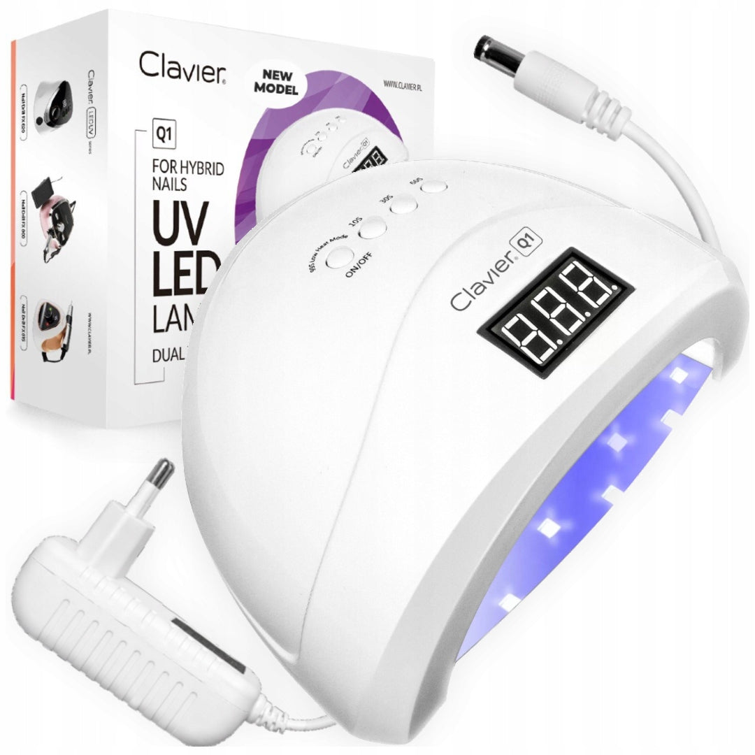 UV LED NAIL LAMP 48W 30 DIODES HYBRID GELS CLAVIER Q1 MIRROR