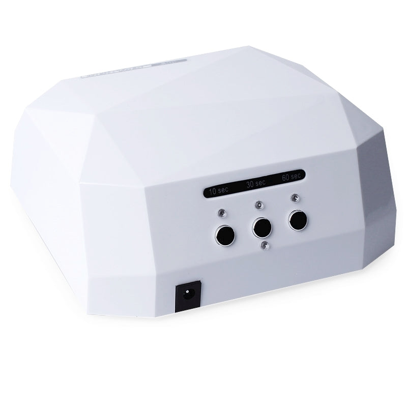 UV LED NAIL LAMP CCFL 36W DIAMOND WHITE REMOVABLE PLATE WHITE