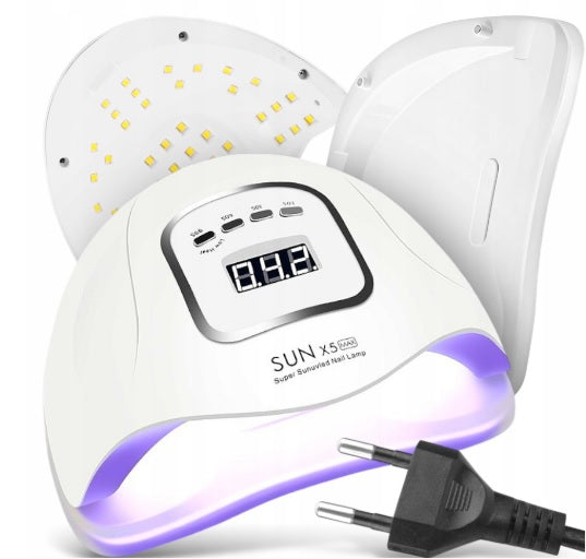 UV LED NAIL LAMP FOR HYBRID GELS STRONG HYBRIDS SUN X5 MAX LCD 120W