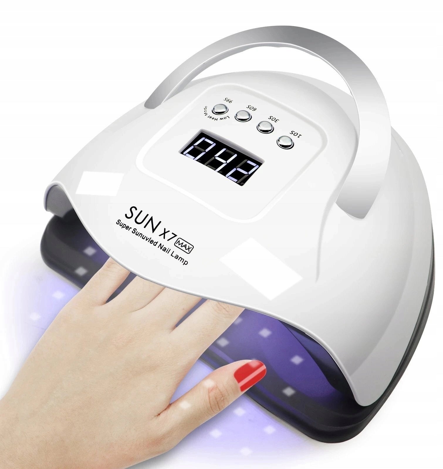 UV LED Nail Lamp Strong For Hybrid Gels SUN X7 MAX LCD