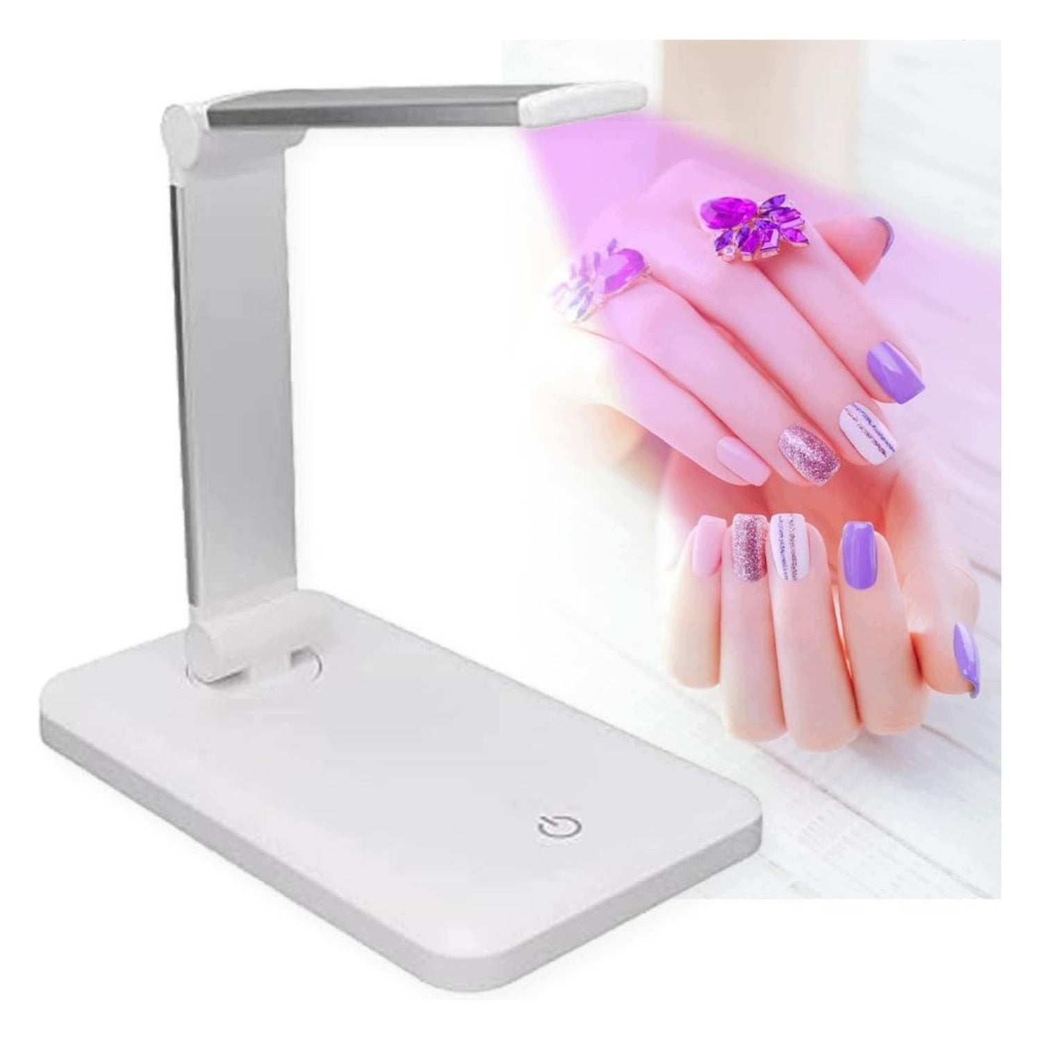 UV LED lamp - for curing varnish - for home and salon use