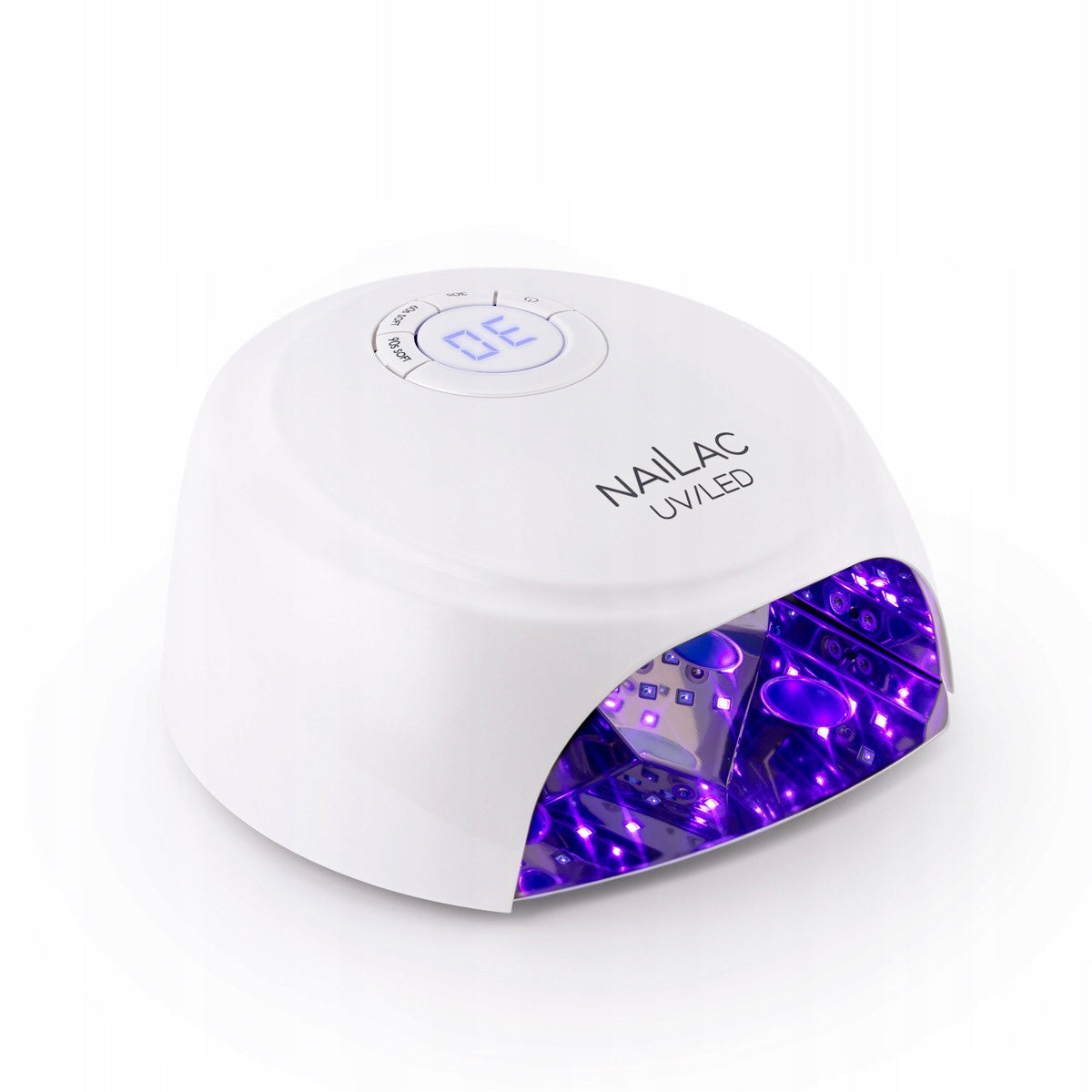 UV Nail Lamp Dual LED 36W for Curing Hybrid Gels NaiLac