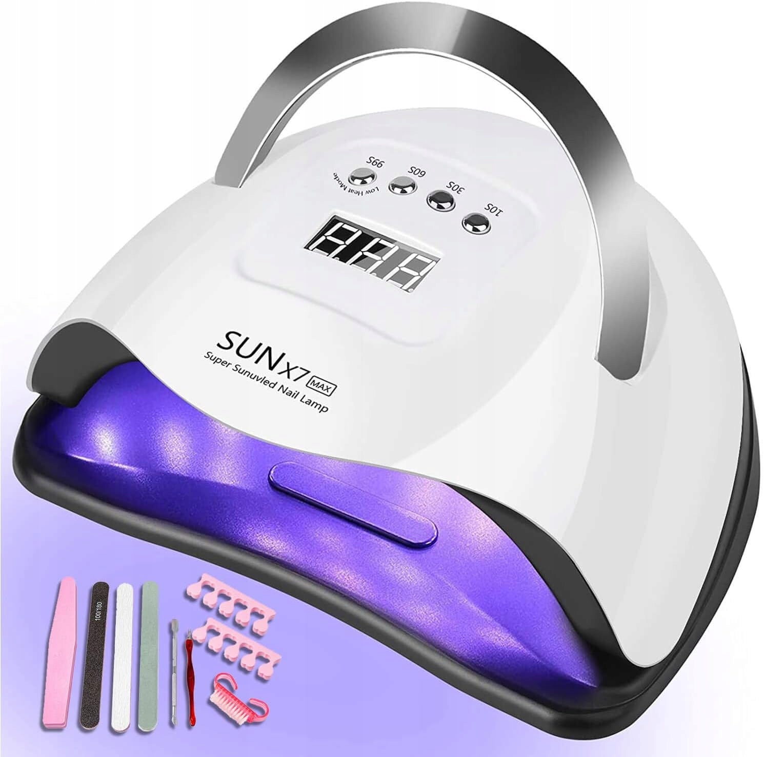 UV SUN X7 MAX DUAL LED NAIL LAMP FOR HYBRID PROFESSIONAL GELS Packaging status original