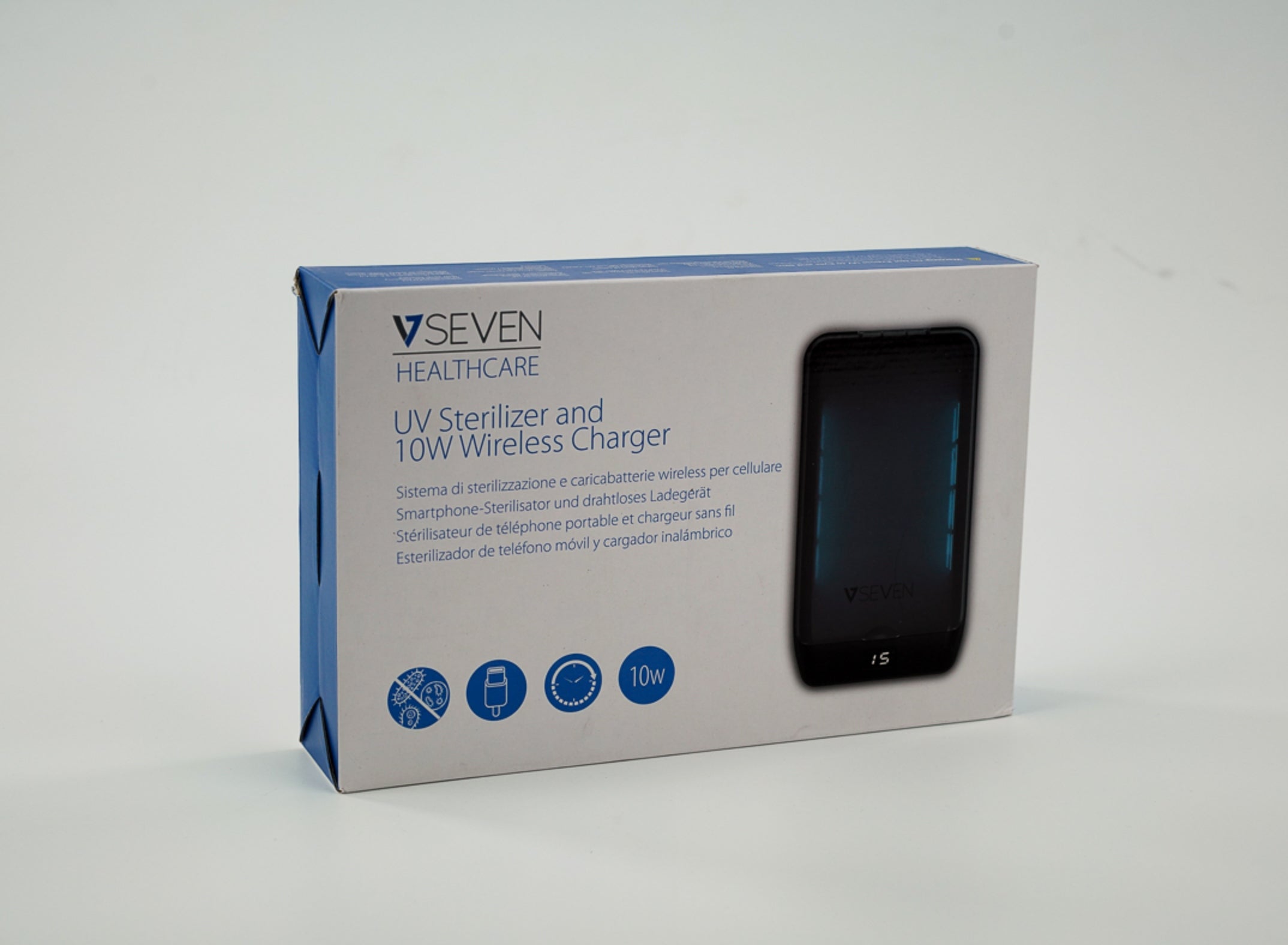 UV Sterilizer + iPhone 10W Induction Charger Kind UV