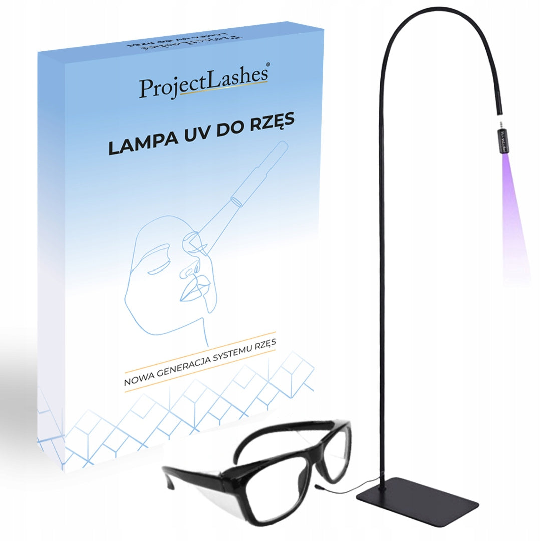UV lamp for eyelash extensions ProjectLashes + glasses BLACK