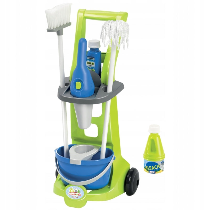 Úklidový vozík s příslušenstvím Ecoiffier 1769 Clean Home