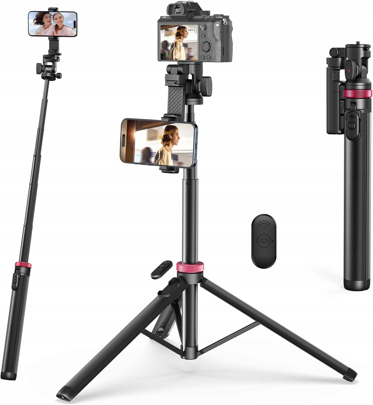 Ulanzi MT78 Solid Mini Table Stand for LED Phone Cameras