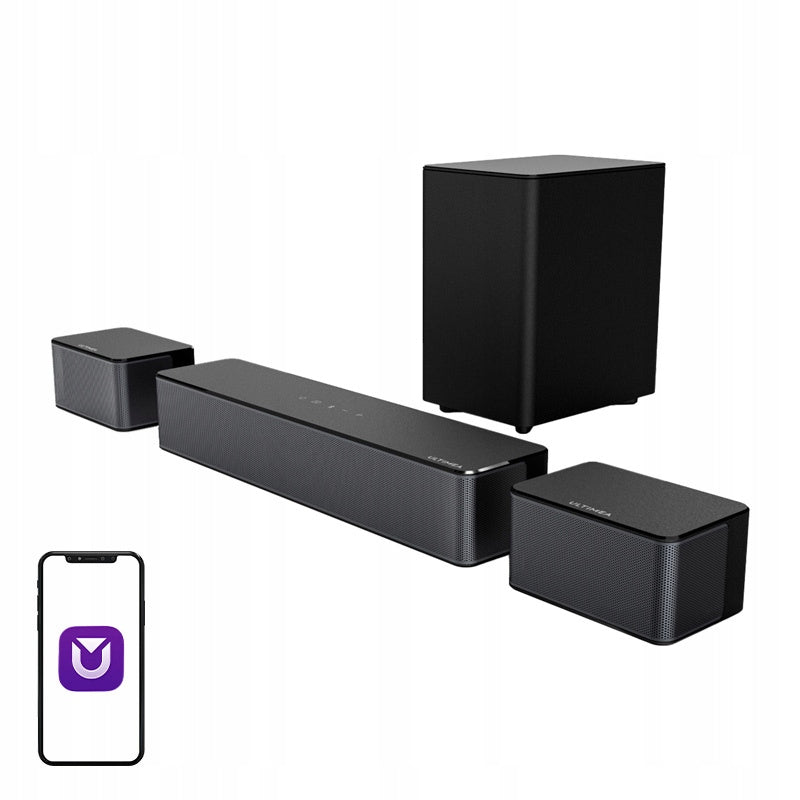 Ultimea Poseidon D50 Speaker Soundbar Subwoofer Home Theater 5.1 with SurroundX