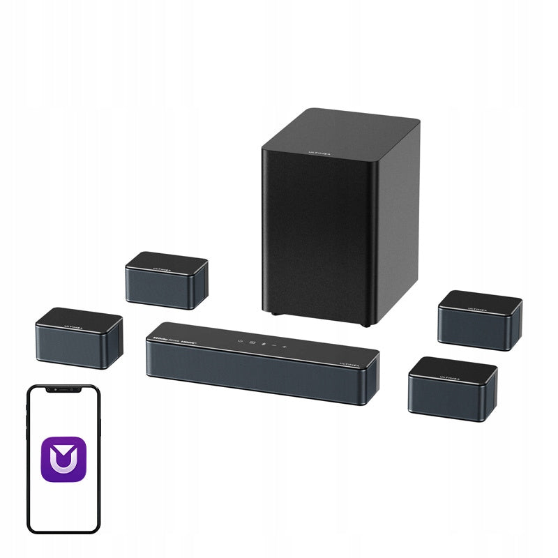 Ultimea Poseidon D80 BOOM Soundbar Subwoofer Home Theater 7.1 with Dolby Atmos