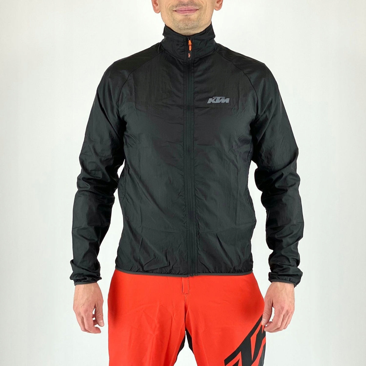 Ultraľahká zbaliteľná bunda KTM Factory Line Windbreaker Black Packaging status original