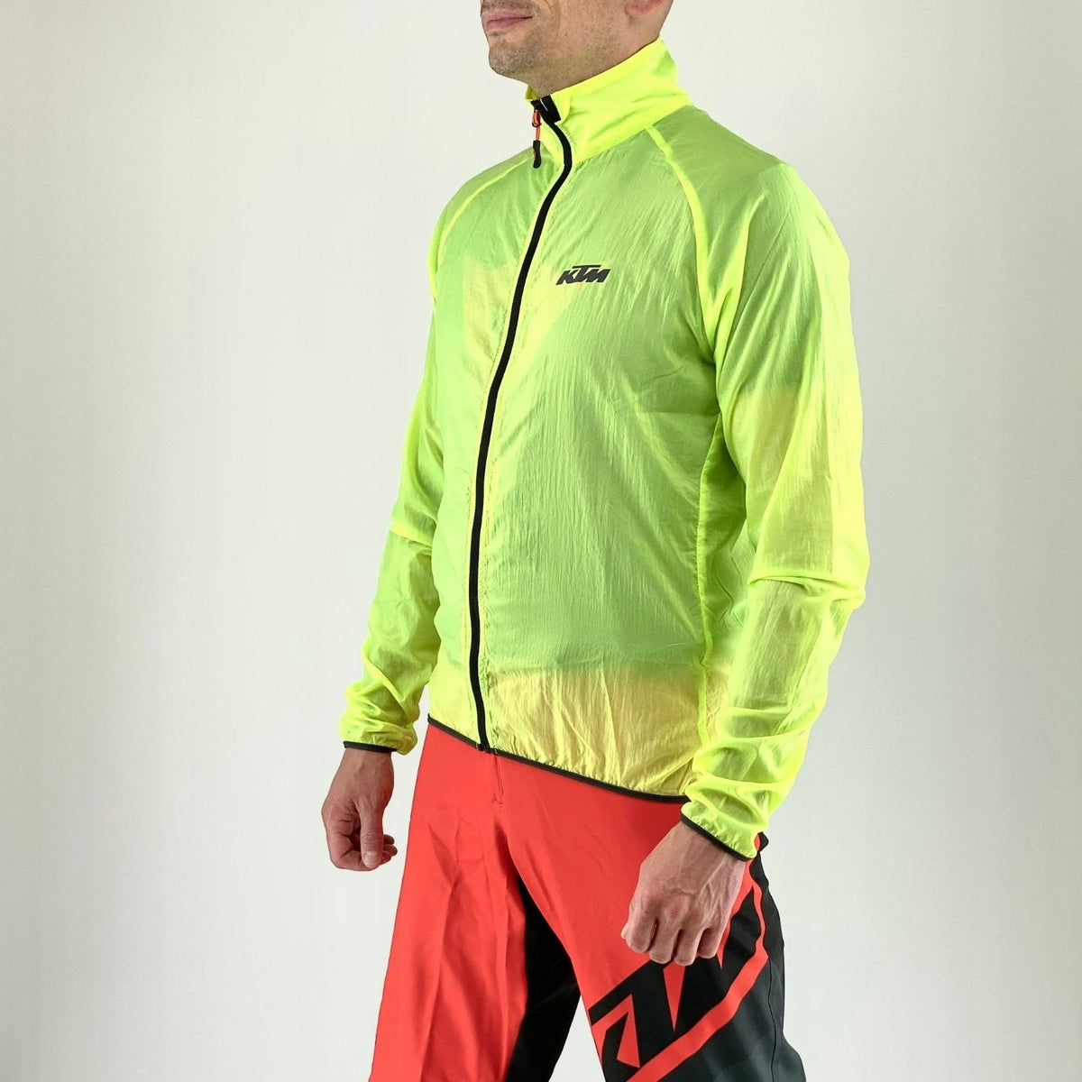 Ultraľahká zbaliteľná bunda KTM Factory Line Windbreaker Yellow Packaging status original