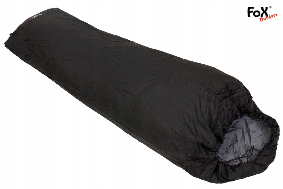 Ultralight Hiking Sleeping Bag FOX Outdoor Mummy Quilt Lightweight 628g Black Manufacturer code brak