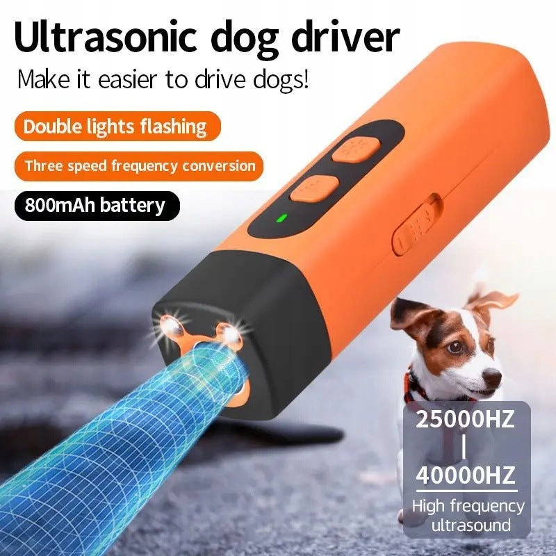 Ultrasonic Dog Repellent Tresura LED USB Rechargeable Kind agility