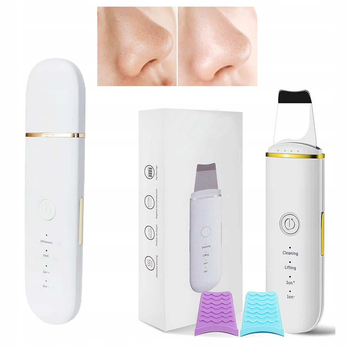 Ultrasonic Facial Cleansing Tool - Deep Pore Cleaning & Multi-Mode Skincare
