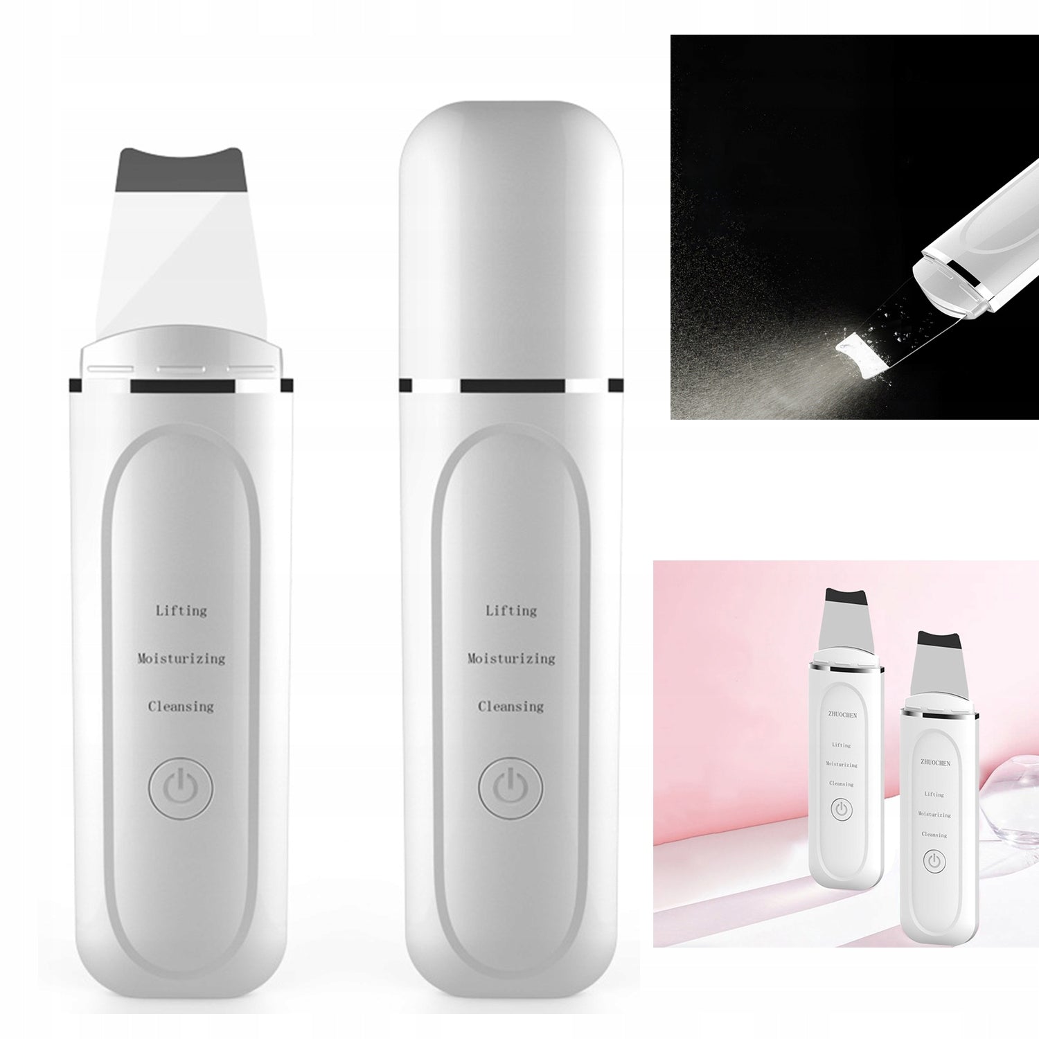 Ultrasonic Skin Scrubber Cordless Ultrasonic Cleaner Deeply Purify Pores