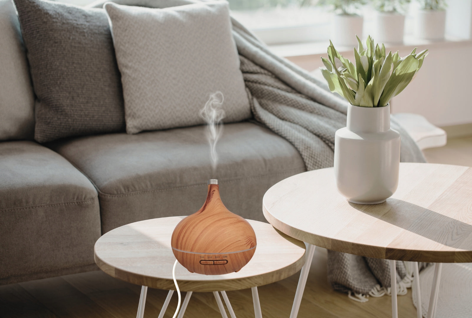 Ultrasonic diffuser Onion bright humidifier with remote control for oils Brand Instytut Aromaterapii